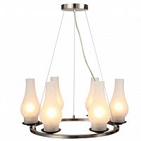 подвесная люстра arte lamp lombardy a6801sp-6br белая в Архангельске