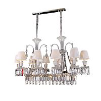 люстра baccarat 10 от delight collection белая/прозрачная/ хром в Архангельске