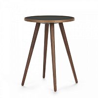 стол кофейный sputnik высота 55 black and brown коричневы в Архангельске