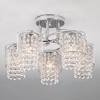 потолочная люстра eurosvet bonnie 30137/5 хром в Архангельске