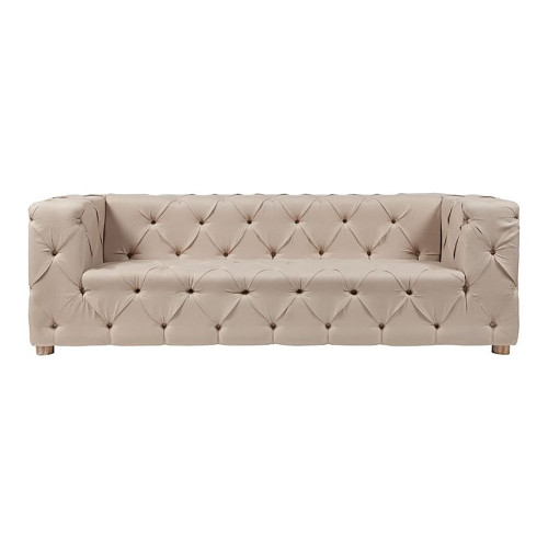 диван soho tufted прямой бежевый в Архангельске