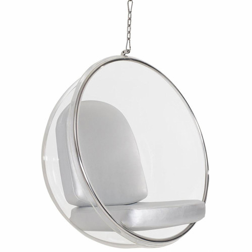 кресло eero aarnio style bubble chair серое в Архангельске