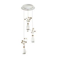 подвесная светодиодная люстра odeon light carolis 4035/18l в Архангельске