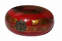 декоративная шкатулка gudong красная в Архангельске