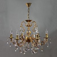 подвесная люстра ambiente alicante 8888/6 ab tear drop в Архангельске