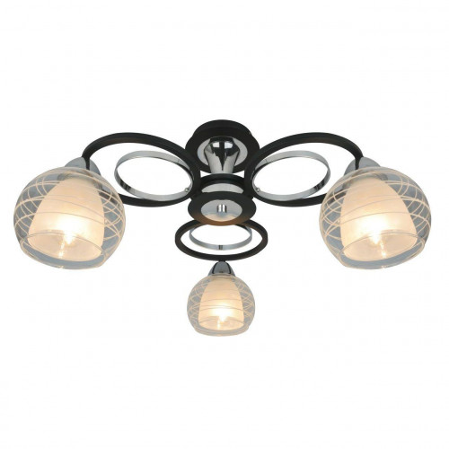 потолочная люстра arte lamp ginevra a1604pl-3bk в Архангельске