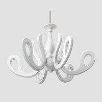 потолочная светодиодная люстра ambrella light orbital classic fk81/6 wh 292w d640 белая в Архангельске