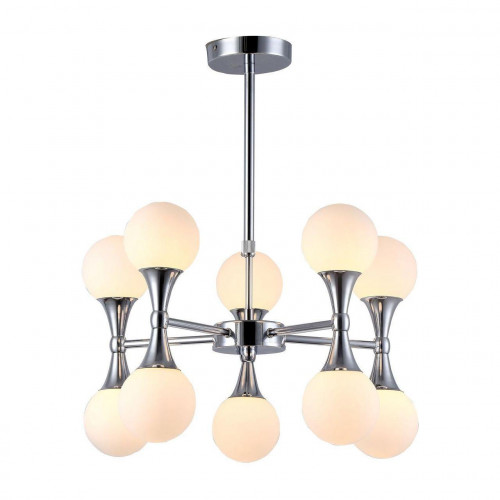 подвесная люстра arte lamp a9162lm-10cc белая в Архангельске