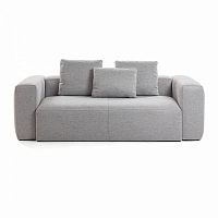 диван blok sofa 2 светло-серый от la forma (ex julia grup) в Архангельске