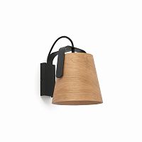 stood бра черное + wood e27 max 20w от faro в Архангельске