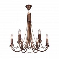подвесная люстра toplight lucinda tl7350d-06br в Архангельске