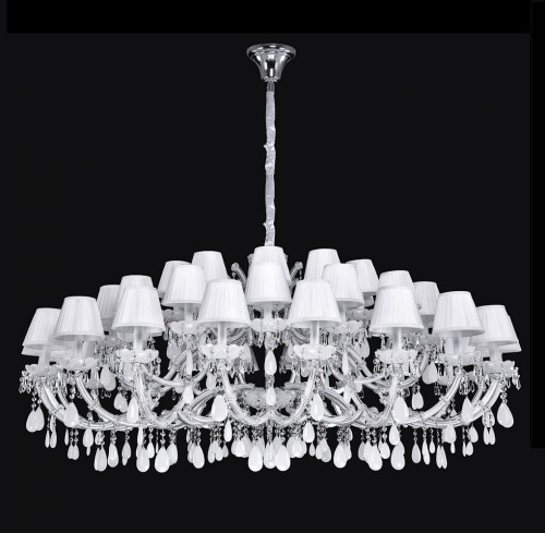 подвесная люстра crystal lux blanca sp45 белая в Архангельске