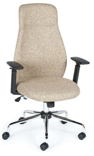 кресло для руководителя norden chairs милан, обивка: текстиль, цвет: ткань светло-бежевая в Архангельске