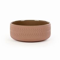 тарелка tactile диаметр 15 коричневый в Архангельске