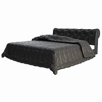кровать двуспальная 160х200 черная из экокожи adelle в Архангельске