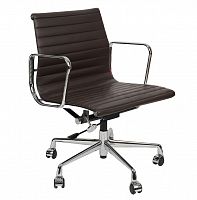 кресло eames style кофейная кожа в Архангельске