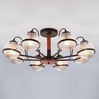 потолочная люстра eurosvet livia 70081/8 черный в Архангельске
