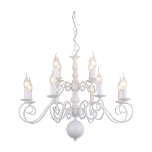 подвесная люстра arte lamp a1129lm-12wh в Архангельске