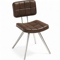 стул lola seat pu brown ножки из нержаеющей стали c589u09 от la forma (ex julia grup) в Архангельске