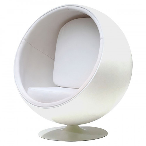 кресло eero ball chair белое в Архангельске
