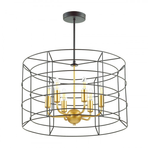 подвесная люстра lumion rupert 4410/6 черная в Архангельске