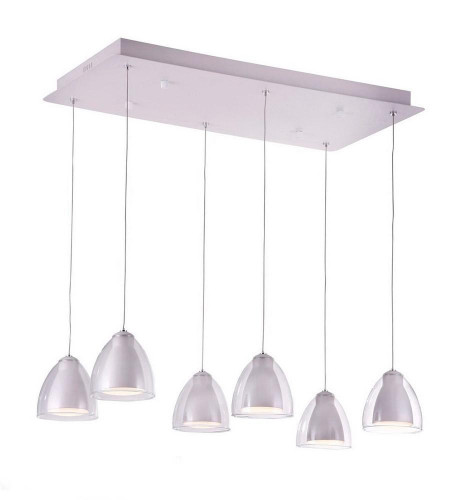 подвесная люстра idlamp mirella 394/6-ledwhite в Архангельске