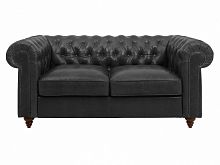 диван chester classic двухместный прямой серый в Архангельске