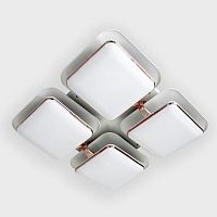 потолочный светодиодный светильник ambrella light orbital granule fg2034 wh 128w+48w d670*670 в Архангельске