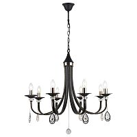 подвесная люстра arte lamp dallas a8540lm-8bk черная в Архангельске