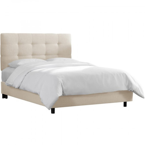 кровать двуспальная 180х200 белая alice tufted talc в Архангельске
