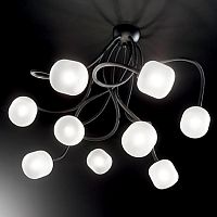 потолочная люстра ideal lux octopus pl9 nero в Архангельске