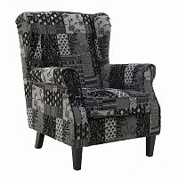 кресло black patcwork серое в Архангельске