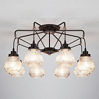 потолочная люстра eurosvet fregata 70078/8 черный в Архангельске