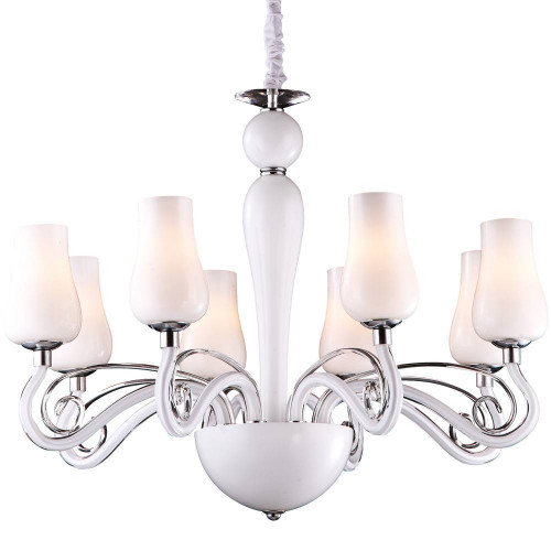 подвесная люстра arte lamp biancaneve a8110lm-8wh в Архангельске
