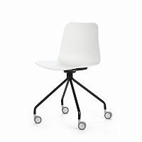 стул glide на колесиках белый в Архангельске