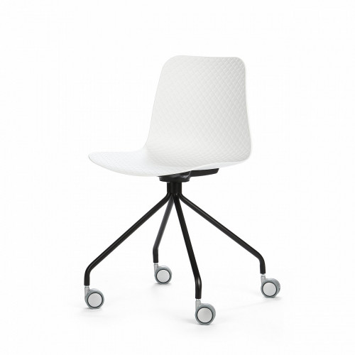 стул glide на колесиках белый в Архангельске