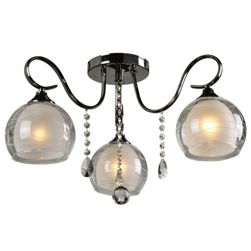 потолочная люстра idlamp merinella 877/3pf-darkchrome в Архангельске