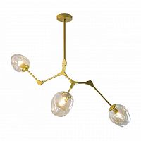 потолочная люстра kink light нисса 07512-3,33 янтарная в Архангельске