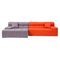 диван tufty-time sofa угловой модульный серый с оранжевым в Архангельске