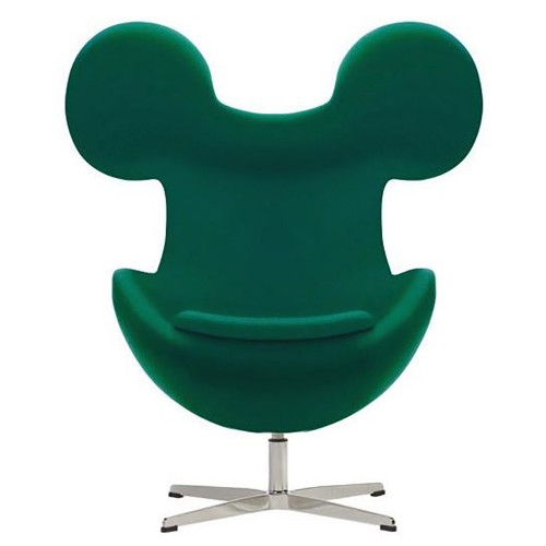 кресло egg mickey зеленое в Архангельске