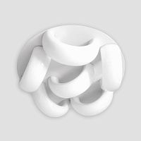потолочная светодиодная люстра ambrella light orbital cloud fc12/6 wh 120w d650 в Архангельске