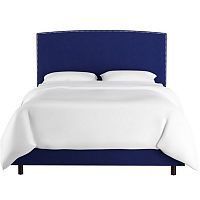 кровать двуспальная 160х200 синяя everly blue в Архангельске
