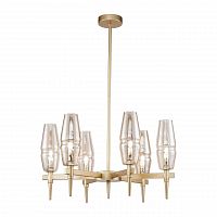 подвесная люстра maytoni lita h002pl-06g янтарная в Архангельске