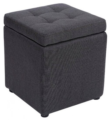 пуф шарм-дизайн евро с ящиком серый в Архангельске