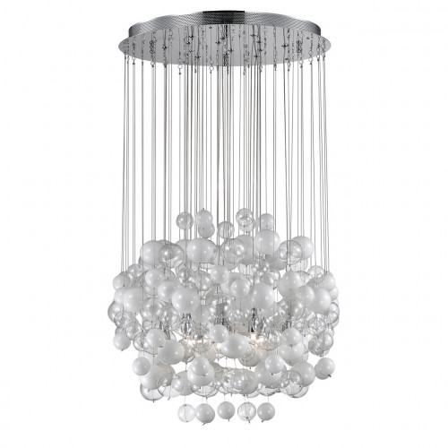 подвесная люстра ideal lux bollicine sp14 bianco в Архангельске