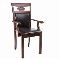 стул деревянный кресло luiza dirty oak / dark brown в Архангельске