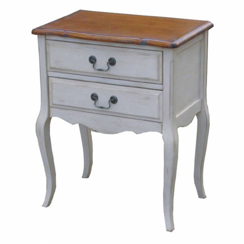прикроватная тумба mobilier de maison белая, коричневая в Архангельске