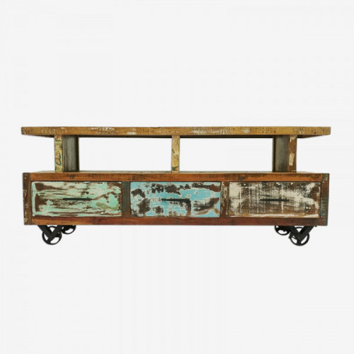 тумба под тв маниша с 3 ящиками разноцветная в Архангельске