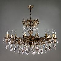 подвесная люстра ambiente leon 2128/12 pb new leaf бронза в Архангельске