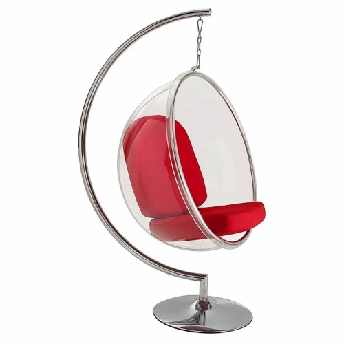 кресло bubble chair with stand красное в Архангельске